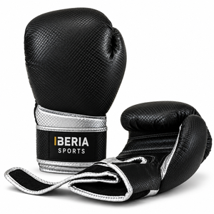 Gants de boxe IBERIA personnalisés pour l'entraînement, le sparring et le sac de frappe, avec fermeture à boucle et crochets pour le poignet, équipement de boxe OEM en gros - Product Image 1