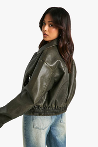 Nouvelle veste en cuir pour femme, taille adulte, style décontracté, fabrication de qualité supérieure, cuir véritable, imperméable, respirant, tricoté - Product Image 5