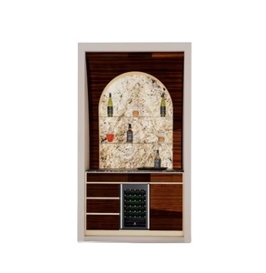 Arch <b>Bar</b> Cabinet Yacht Style Durable Modern Luxury Premium Storage <b>Bar</b> Furniture for Home Hotel Club Use All Seasons - Product Image 1