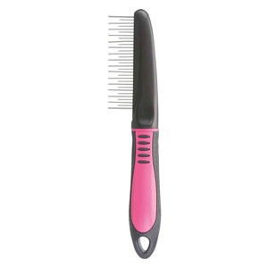 Pettine Combinato Districante per Gatti da 22 cm, Prodotto Premium per la Toelettatura degli Animali Domestici - Product Image 1