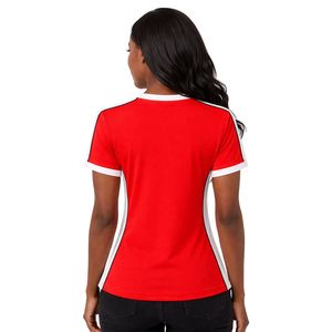 Camiseta Roja Premium Delta Sigma Theta para Mujer, Ajuste Cómodo, Ropa de Alta Calidad para Hermandades Griegas, Uso Casual - Product Image 2