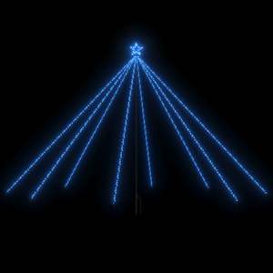 Árbol de Navidad LED Extra Alto de Plástico Azul, Elegante - Product Image 2