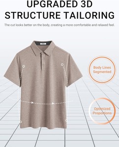 Camisa Polo Personalizada para Hombre con Cuello en Contraste, Manga Corta, Transpirable, Lisa, Informal, Uniforme de Golf o Trabajo, OEM ODM, Ropa al por Mayor para Hombre - Product Image 4