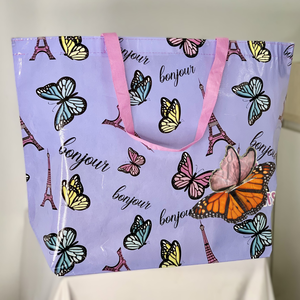 Sac fourre-tout réutilisable en polypropylène (PP) non tissé, design personnalisé, sacs cadeaux multicolores pour petites entreprises, fabriqué au Vietnam - Product Image 4