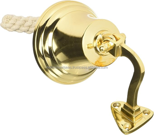 Cloche de bateau artisanale en laiton massif, cloche nautique marine pour la décoration de bateaux et la décoration de la maison - Product Image 3