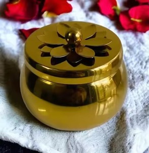 Elegant Decorative Metal Candle Jar <b>Tea</b> <b>Light</b> <b>Holder</b> for Contemporary Home Decor and Events - Product Image 6