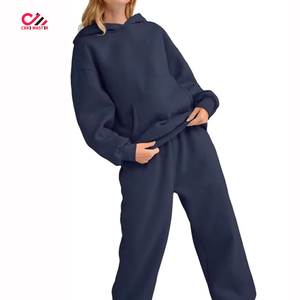 Conjunto Deportivo de Invierno 2026 para Mujer, Informal, Suave, Cálido, de Algodón y Felpa, Estilo Urbano, para Gimnasio y Entrenamiento - Product Image 2