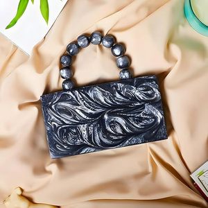 Luxury Resin Clutch | Womens Wallet | Clutches for Girls | Ladies Purse & hand bag | Bridal Clutches for <b>Wedding</b> Celebrities Par - Product Image 2