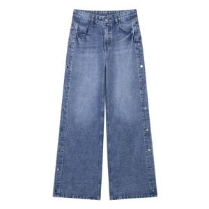Factory Price Women Curvy Fit <b>Jeans</b> Stretch Denim Pants Casual Office Wear for Retail <b>Chains</b> Low MOQ - Product Image 4