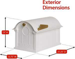 Wholesale Customized White Luxury Vertical Modern Post <b>Letter</b> Mailbox Vietnam Galvanized Stainless Steel Extra <b>Large</b> Secure <b>Wall</b> - Product Image 5