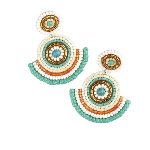 Pendientes y joyería para la oreja de la mejor calidad, estilo pingüino, con flecos de lentejuelas y cuentas bordadas, para niñas, de la India. - Product Image 4