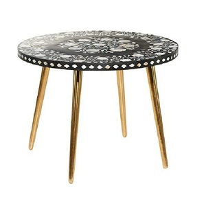 Mesa de Centro de Hierro de Lujo con Acabado Esmaltado Moderno, Personalizable para Dormitorio, Tamaño, Forma y Color a Medida - Product Image 2
