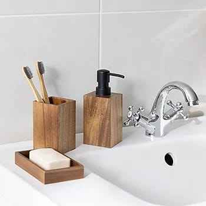 Juego de Baño de Madera y Resina Personalizable Más Vendido, Opciones Premium Disponibles - Product Image 3