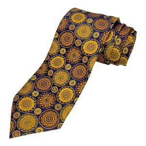 Luxury Blue Mandala Tie and Pocket <b>Square</b> Combo for Men | Premium Designer Formal <b>Set</b> | Stylish Wedding Party Business Accessor - Product Image 6