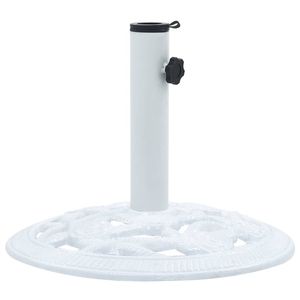 Base per ombrellone da 19.8 lb 15.7 \ "in ghisa bianca - Product Image 2