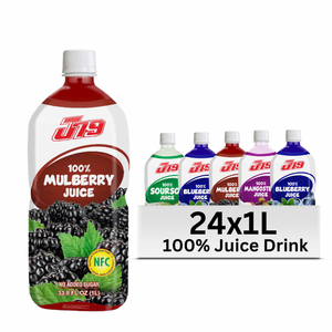 <strong>Mulberry</strong> 1L 33.8 fl oz <strong>Juice</strong> <strong>Drink</strong> J79 Vietnam 12 bottles carton pet bottle OEM ODM Private Label Free Sample Best Price - Product Image 1