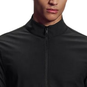 <b>Men</b> <b>Lightweight</b> Track <b>Jacket</b> Full Zip Stand Collar Regular Fit Casual Sportswear Training Outdoor Running Windbreaker - Product Image 3