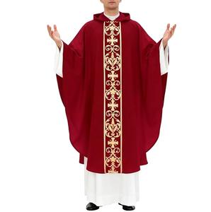 Trajes de coro católicos personalizados de bajo MOQ, vestidos de iglesia, uniformes de iglesia transpirables a bajo precio - Product Image 2