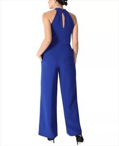 Combinaison boutonnée pour femme, manches courtes, tenue tendance, vêtement moderne une pièce, coupe confortable pour les occasions décontractées et les week-ends - Product Image 5