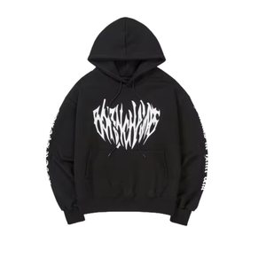 Sweat-shirt à capuche graphique streetwear à manches longues avec poche kangourou et poignets côtelés 100% coton Hiver Vente en gros - Product Image 1