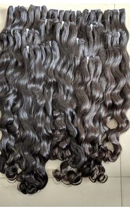 ผมต่อแบบ Bodywave คุณภาพสูง 100% ไม่ผ่านการแปรรูป เกรดเวอร์จิ้น คิวติเคิลเรียงเส้น  นำเข้าจากอินเดีย ขายส่งราคาส่งออก - Product Image 2