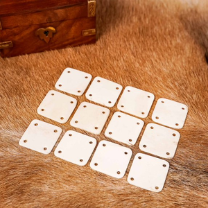 Cartes de tissage en os de buffle poli 100 % écologiques de qualité supérieure FAIZA CRAFT, compatibles lave-vaisselle pour projets DIY modernes - Product Image 5