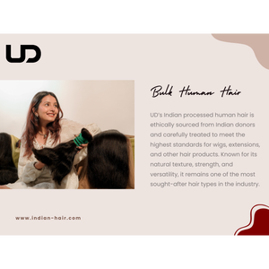 Cabello humano indio negro de alta calidad de origen Temple 26 pulgadas-Natural, sin procesar, alineado con la cutícula, cabello virgen de calidad superior B - Product Image 4