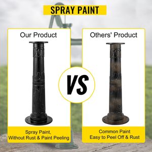Supporto per Pompa d'Acqua Manuale in Ghisa Antica con Fori Preimpostati da 0,5 Pollici, Facile Installazione, Stile Retrò per Pozzi e Fosse - Product Image 4