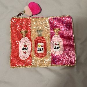 Premium Quality Handmade <b>Beaded</b> Cotton Embroidery Coin Purse for Women Vintage Style Small Pouch with Zipper - Product Image 4