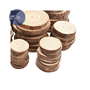 Posavasos de Madera Ecológico y Sostenible de Alta Calidad con Asa, Finamente Pulido, para Decoración de Escritorio - Product Image 1