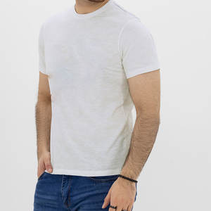 เสื้อยืดพรีเมียมสีขาวอาร์กติกสำหรับผู้ชาย |   เสื้อยืดคอกลมแขนสั้นผ้าฝ้ายเนื้อแน่น สไตล์มินิมอลสำหรับออกกำลังกายและกิจกรรมกลางแจ้ง - Product Image 2