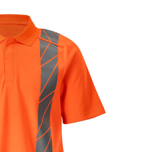 Chemise de travail haute visibilité pour hommes et femmes, jaune marine, réfléchissante, respirante, de haute qualité, imprimée - Product Image 3