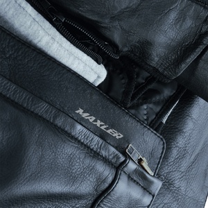 Veste de moto en cuir pour hommes Veste de motard élégante approuvée CE Veste d'équitation durable pour la sécurité - Product Image 3