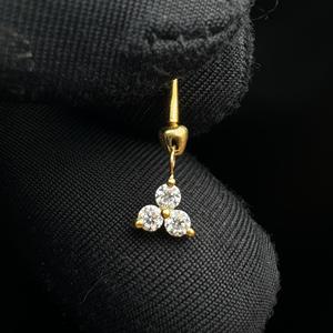 Delicate Lab Grown Diamond Stud Earring In 14K Gold For Conch And <b>Helix</b> Ear Jewelry - Product Image 5