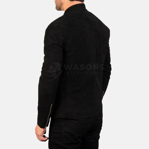 Wholesale Winter <b>Trucker</b> <b>Jacket</b> Premium Quality Durable Fabric Front Genuine Leather Comfortable Fit Casual Streetwear for - Product Image 5