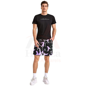 Shorts de bain pour hommes en tissu non tissé uni, fabriqués au Pakistan, légers, respirants et à séchage rapide, sur mesure. - Product Image 4