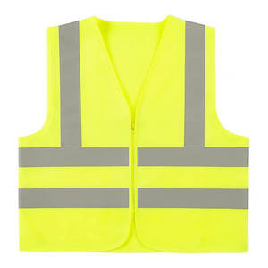 Chaleco de Seguridad de Alta Visibilidad Clase 2 con Certificación ANSI, con Bolsillos, Cremallera, Logotipo Personalizado, Construcción de Malla Impermeable para Hombres y Mujeres - Product Image 1