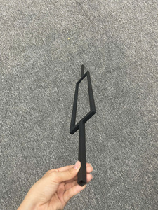 Balaustre Cuadrado Individual de Hierro Rectangular, Balaustre Metálico Contemporáneo para Escaleras, con Recubrimiento en Polvo Negro para Uso Residencial y Comercial - Product Image 2