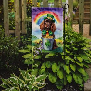 St Patrick's <b>Day</b> Sussex Spaniel <b>Garden</b> Flag Multicolor Mailbox Decorative Yard Banner for Patio Artwork Flower <b>Beds</b> Size - Product Image 2