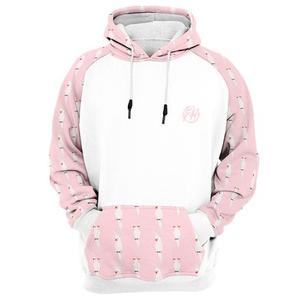 Custom Fresh Gradient Color Pullover Hoodie Men's Sublimation Printed <b>Knitted</b> Hooded Sweatshirt Autumn Streetwear Style - Product Image 2