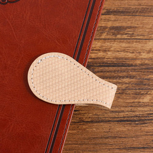 Luxury leather maple leaf <b>bookmark</b> made from genuine leather for premium reading experiences for sale in wholesale price - Product Image 2