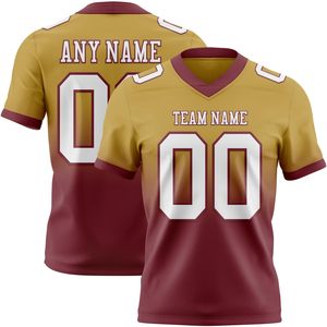 Camiseta de Fútbol Americano al por Mayor, Malla de Poliéster, Sublimación Completa, Logotipo Personalizado, Proveedor OEM, Secado Rápido, Transpirable, Ropa de Equipo - Product Image 3