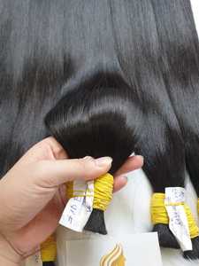 Minh Khang Cheveux Vendeur Vietnam Offre 100g 100% Vierge Non-Remy Texture Droite Style De Luxe En Vrac Extensions De Cheveux Humains - Product Image 3