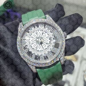 Reloj de Cristal de Lujo para Mujer Charm Jewells, Analógico de Cuarzo, Esfera Cuadrada en Oro Amarillo de 38 mm, Estilo Joyería de Moda - Product Image 3