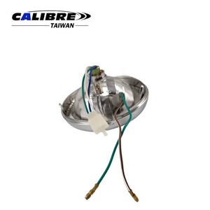 TAIWAN CALIBRE Gray Mirror Lens Motorcycle Headlight Headlamp without Case - Product Image 3
