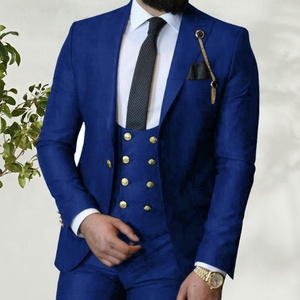 Bộ Vest Nam Mùa Đông, Bộ Vest 3 Món Cho Chú Rể, Bộ Lễ Phục Dạ Hội Trang Trọng Giá Rẻ (Áo Khoác + Quần + Vest + Cà Vạt) - Product Image 6
