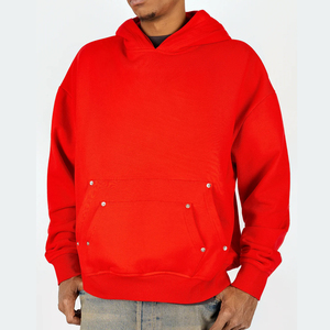 Factory Price custom zip up hoodies with rib knit hem hoodie construction for apparel suppliers - Product Image 5