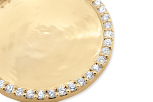 Colgante de Moissanita Premium con Incrustaciones de Diamantes, Oro de 14k, Joyería Hip Hop Contemporánea con un Brillo Impresionante y un Estilo Refinado - Product Image 3