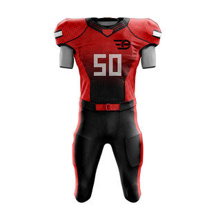 Ensemble d'uniformes de football américain personnalisés, vêtements de sport anti-humidité, uniforme de football américain OEM - Product Image 1