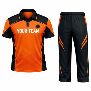 High Quality Customized Color <b>Cricket</b> Uniform 100% Polyester Made Team Wear <b>Cricket</b> Uniform For Sale - Product Image 1